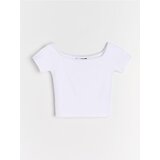Sinsay Crop top s kratkim rukavima | shoptok.hr