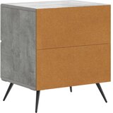  Noćni ormar Betonska siva 43 x 34 5 x 47 5 cm Konstruirano drvo | shoptok.hr