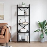  Polica Crni hrast 56 x 34 x 171 cm Konstruirano drvo | shoptok.hr