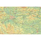 Kartografija slovenija - mala stenska karta 100 x 70 cm, piši briši plastifikacija | Shoptok.si