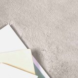  Protuklizni tepih od umjetnog zečjeg krzna OLITE Bež Ø 80 cm | shoptok.hr