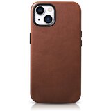 ICARER Magnetni usnjeni ovitek za iPhone 14 Plus z rjavo usnjeno torbico MagSafe Oil Wax Premium Leather Case, (21522055) Cene