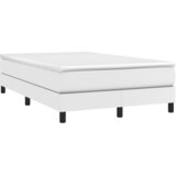 Krevet box spring s madracem bijeli 120x190 cm od umjetne kože | Eponuda.ba