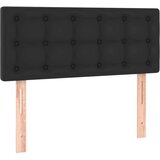  S oprugama i madracem crni 80 x 200 cm od umjetne kože | shoptok.hr