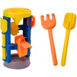  Igračke za pijesak, veliki mlin, lopatica, grablje, kanta za zalijevanje, kalupi | shoptok.hr