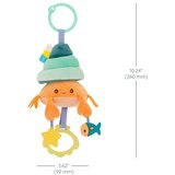 Infantino plišana zvečka i grickalica Pull & Shake Jittery Pal - Hermit Crab | shoptok.hr