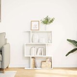 vidaXL Pregrada / regal za knjige 3 razina bijeli 70x24x97 cm drveni cijene