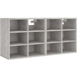  Ormarići za cipele 2 kom Siva betona 52 5 x 30 x 50 cm | shoptok.hr