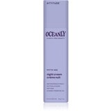Attitude Oceanly Night Cream noćna krema protiv svih znakova starenja s peptidima 30 g | shoptok.hr