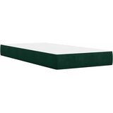 Box spring krevet s madracem tamnozeleni 90x190 cm baršunasti | shoptok.hr