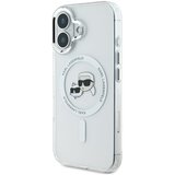 Karl Lagerfeld Ohišje za iPhone 16 Printed IML K in CH MagSafe Compatible, Prozorno, (5000014528) | Shoptok.si