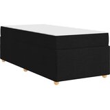  Konstrukcija postelje z vzmetnico Črna 90 x 190 cm blago | Shoptok.si