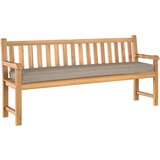 Vanjski jastučić Set od 2 Taupe Poliester Veliki Jastučići | shoptok.hr