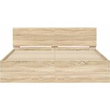  Okvir kreveta s uzglavljem boja hrasta 150x200 cm | Eponuda.com
