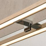  Brilagi-LED Osvetljenje za kupatilsko ogledalo WOODY MIRROR 3u1 LED/8W/230V 40 cm IP44 hrom/hrast | Eponuda.com