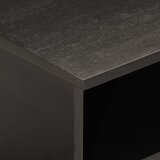 TV ormarić crni 80x33x46 cm od masivnog drva manga | Eponuda.com