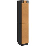 vidaXL Set ormara 2 pcs Crna 33 x 34,5 x 87 cm Konstruirano drvo | shoptok.hr