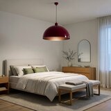 Brilagi LED luster na lanku METALO 1xE27/40W/230V prečnik 60 cm bordo/bakarna | Eponuda.com