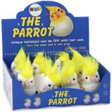  Jumping Parrot Wind-Up Plush Toy Decoration White | shoptok.hr