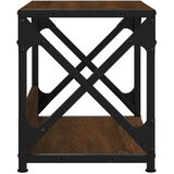  Stalak za pisač 2 razine smeđa boja hrasta 44x26x31,5 cm drveni | shoptok.hr