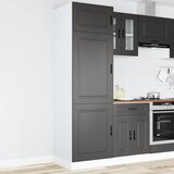 Furnova Kuhinjska omarica Porto črn inženirski les, (21947911) | Shoptok.si