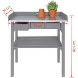 Esschert Design vrtni radni stol sivi CF29G | shoptok.hr