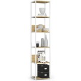 AKORD METAL LOFT POLICA 400 BELE/UMETNI HRAST, (21714207) Cene