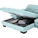 CARRYHOME KOTNA SEDEŽNA GARNITURA, tkanina turkizna | Shoptok.si
