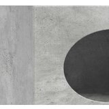  Strani šal Betonsko siva 40 x 35 x 100,5 cm Konstruiran les, (5000107702) | Shoptok.si