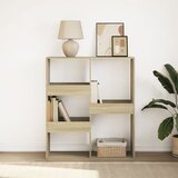 vidaXL Knjižna omara/pregrada sonoma hrast 100x33x115 cm Cene