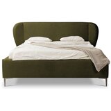 Makamii Tamno zeleni tapecirani bračni krevet s podnicom 180x200 cm Makana – | shoptok.hr