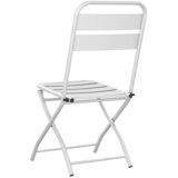  Sklopiva stolica za vrt 2 pcs Bijelo 42 x 52 x 82cm | shoptok.hr