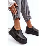 Boto Women's Leather Sport Shoes on Platform Black Lemar Manish | ePonuda.com