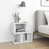  Noćni ormarić bijeli 50 x 30 x 51,5 cm od konstruiranog drva | shoptok.hr