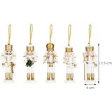  Set Božićnih ukrasa Orašara od 12,5 cm - 5 komada | shoptok.hr