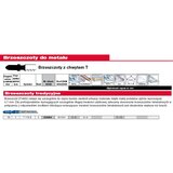 Milwaukee Blade za 55 mm kompleta Jigsaw T118B - 5 psov. Za tanke kovine, (21108681) | Shoptok.si