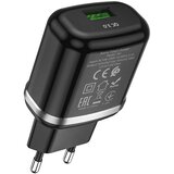 hoco. USB A QC3.0 3A 18W N3 črni stenski polnilec | Shoptok.si