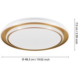 Eglo 902045 - led plafonsko svetlo moschella LED/36W/230V prečnika 49 cm zlatno | Eponuda.com