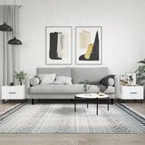 vidaXL Stolići za kavu 2 kom bijeli 50x50x40 cm od konstruiranog drva Cijene