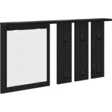 Vješalica za kapute na zidu Crni hrast 85 x 10 x 45 cm | shoptok.hr