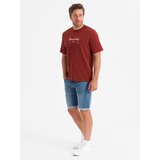 Ombre Men's denim shorts with rolled up leg - blue | shoptok.hr