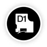 Dymo D1 trak 12 mm, črna na rumeni, 450180 SO720580 | Shoptok.si
