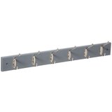  Zidni čiviluk sa 6 kukica Hooks sivi | ePonuda.com
