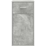  Kreveta s ladicama Betonski sivi 38 x 34 x 75 cm | shoptok.hr