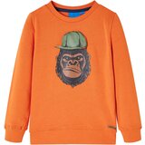  Dječja topla majica tamnonarančasta 128 | shoptok.hr