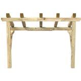 vidaXL nadstrešnica za vrata 150 x 100 x 100 cm od masivne borovine | shoptok.hr