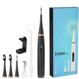 INF Električna zobna ščetka z odstranjevalcem zobnega kamna Black, (21274917) | Shoptok.si