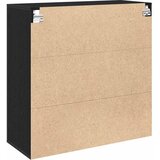  Ormar za Zid Zidne Crni hrast 80 x 33 x 80 cm Konstruirano drvo | Eponuda.com