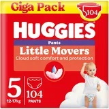 Little Movers Pelene gaćice Box, (5), 12-17kg, 104 komada