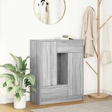  Komoda s ladicama i vratima siva sonoma 73x31x90 cm | shoptok.hr